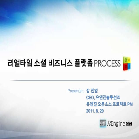 리얼타임 소셜 비즈니스 플랫폼 제출용