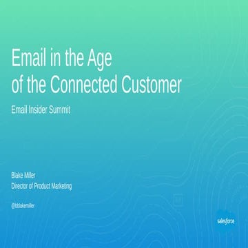 Email In the Age of the Connected Consumer