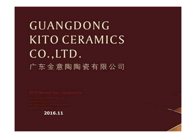 KITO company presentation (Nov.2016)