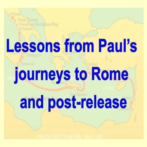 13 paul journey to rome | PPTX