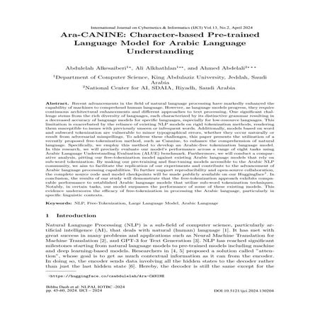 Arabic text diacritization using transformers: a comparative study | PDF