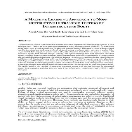 A Machine Learning Approach to Nondestructive Ultrasonic Testing of ...