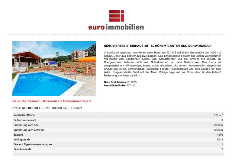 Steinhaus In Kroatien Kaufen Crikvenica Steinhaus Mit 3 Schlafzimme