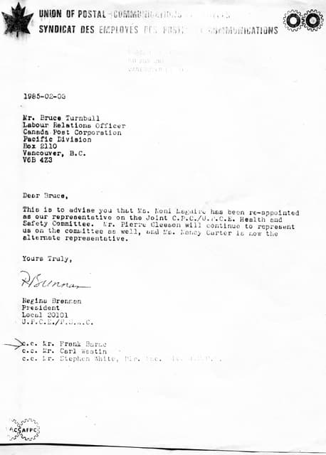 A10 Health and Safety Committee