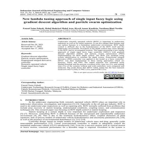 New lambda tuning approach of single input fuzzy logic using gradient ...