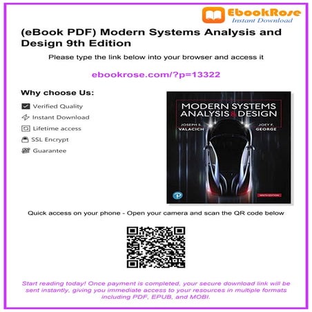 Comprehensive Guide to Modern Systems Analysis and Design Techniques | PDF
