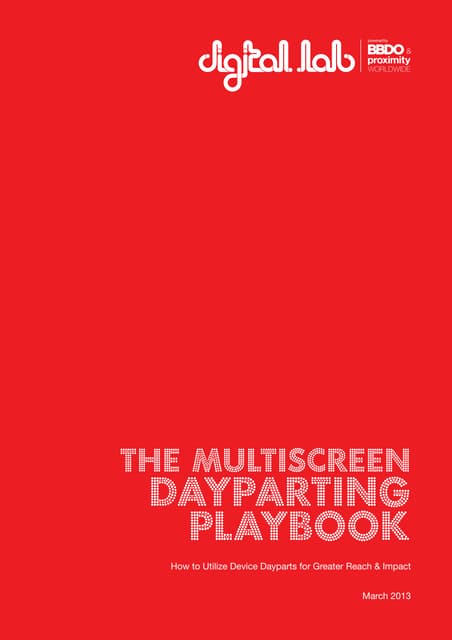 The Multiscreen Dayparting Playbook