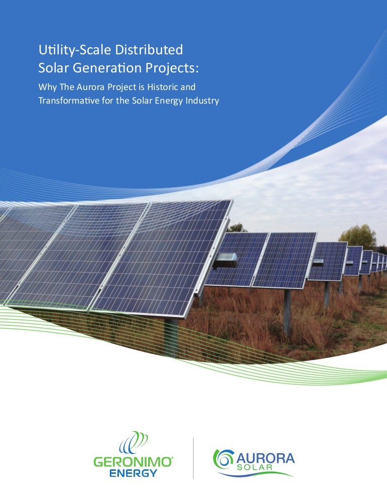 Distributed generation thesis