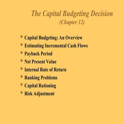 Capital Budgeting in Business Entrepreneurship.ppt