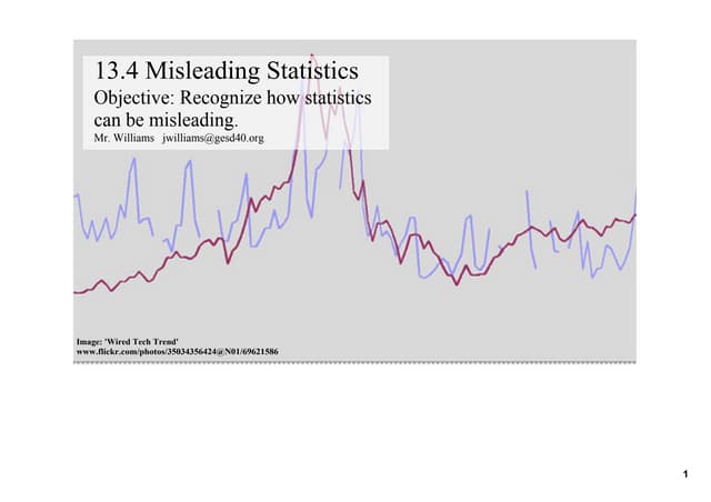 13.4 Misleading Statistics