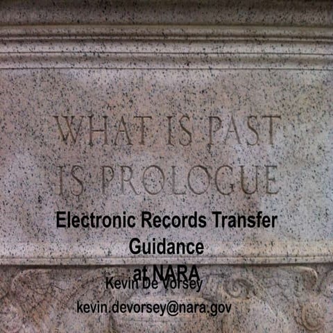 Kevin De Vorsey Past is Prologue