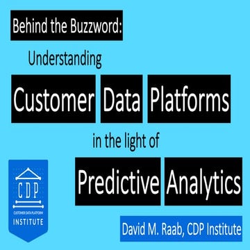 Behind the Buzzword: Understanding Customer Data Platforms in the Light of Pr...