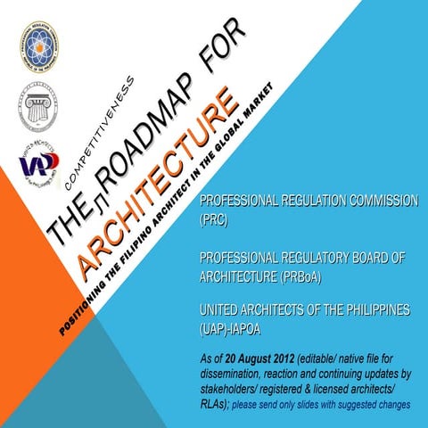 Road Map For Architecture | PPT