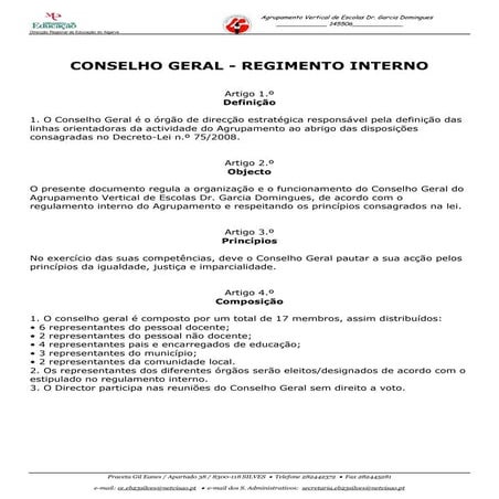 regimentoconselhogeral