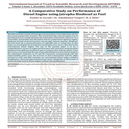 IRJET- Experimental Investigation of Performance & Emission ...