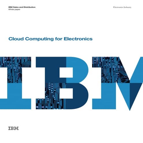 Cloud Computing for Electronics
