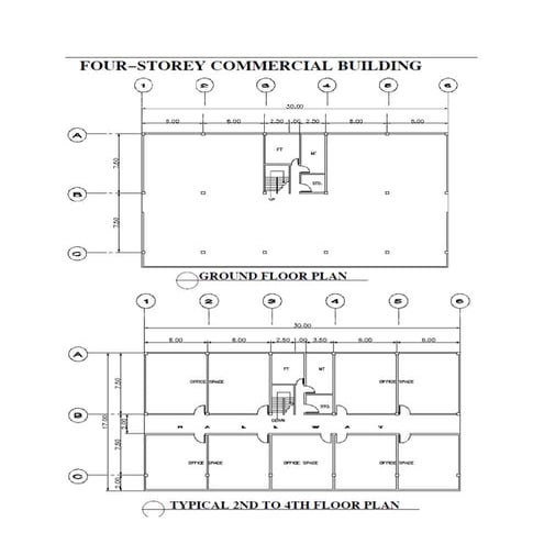 135430741 4-storey-commercial-bldg-by-staadpro-using-ubc-american-code