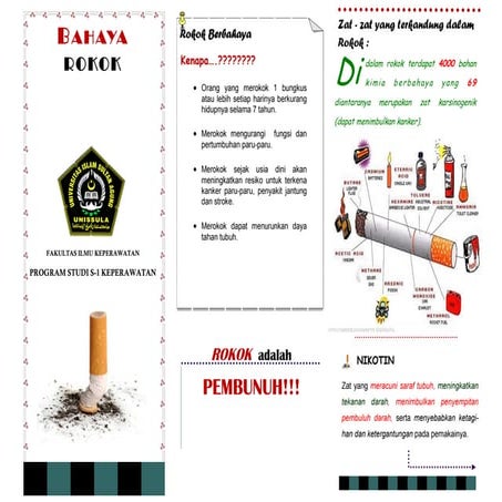 135832315 leaflet-merokok (1) | PDF