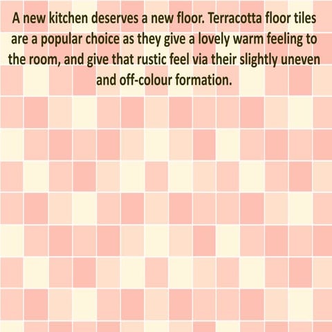 Laying Terracotta Floor Tiles