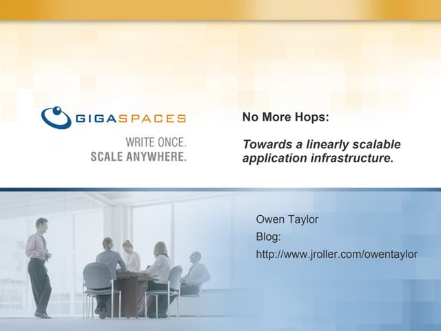 No More Hops Towards A Linearly Scalable Application Infrastructure