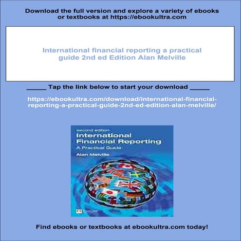 International financial reporting a practical guide 2nd ed Edition Alan ...