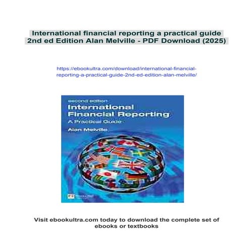 ALAN MELVILLE INTERNATIONAL FINANCIAL REPORTING SOLUTION PDF visual data 3