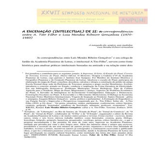 A encenação (intelectual) de si