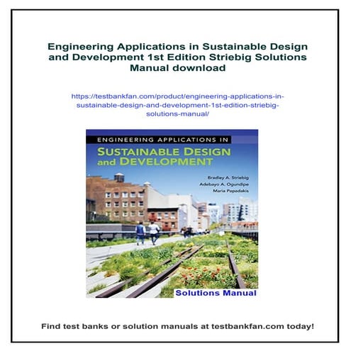 Engineering Applications in Sustainable Design and Development 1st ...