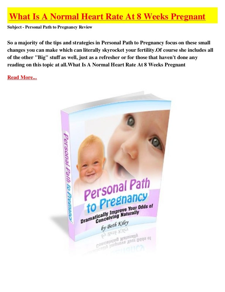 What Is A Normal Heart Rate At 8 Weeks Pregnant