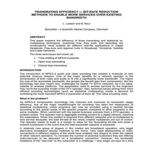 IBCBarconetTransratingEfficiency