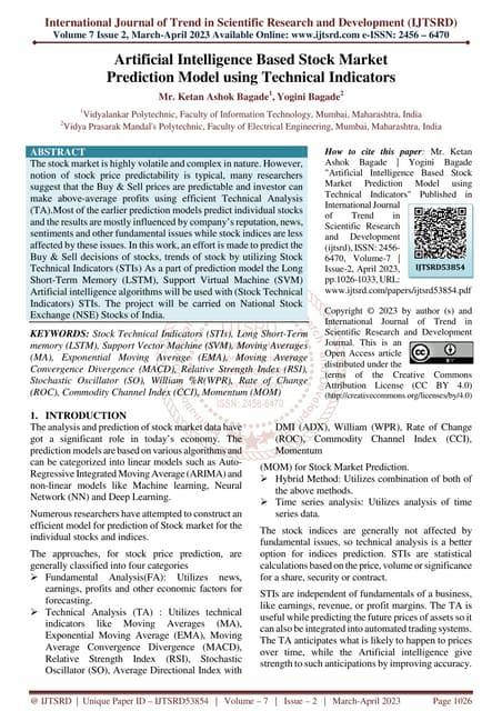 Artificial Intelligence Based Stock Market Prediction Model using ... Circuit Diagram