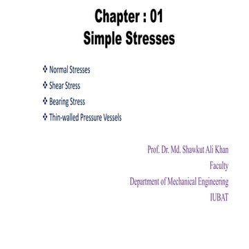 Simple stress