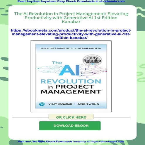 The AI Revolution in Project Management: Elevating Productivity with Generati...