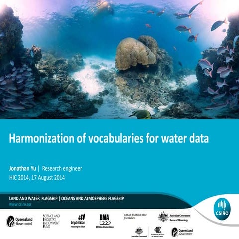 Harmonization of vocabularies for water data