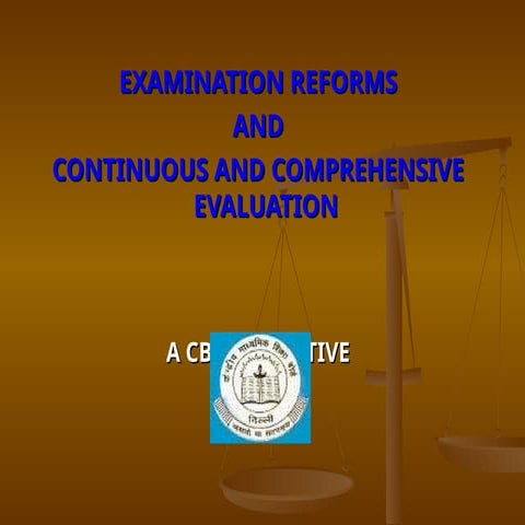 Continuous and comprehensive............