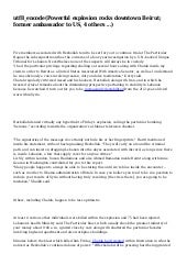 Powerful explosion rocks downtown B...