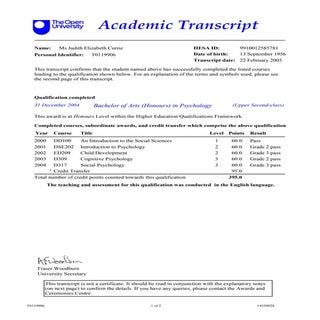 academictranscript