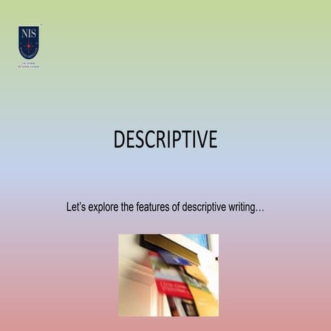 Descriptive Writing