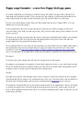 flappy angel hamster - a new free f...