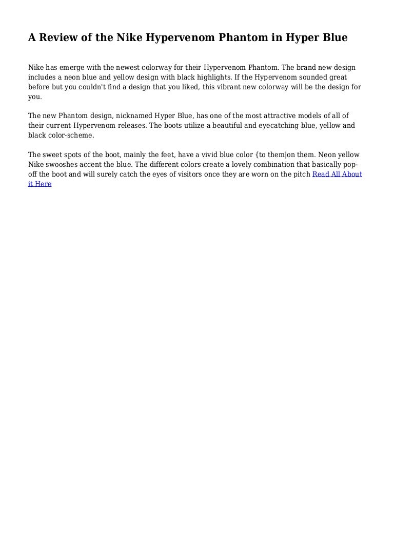 all hypervenom models