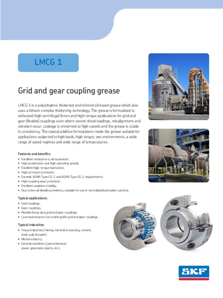 NEW SKF Special grease for Gear & Grid couplings