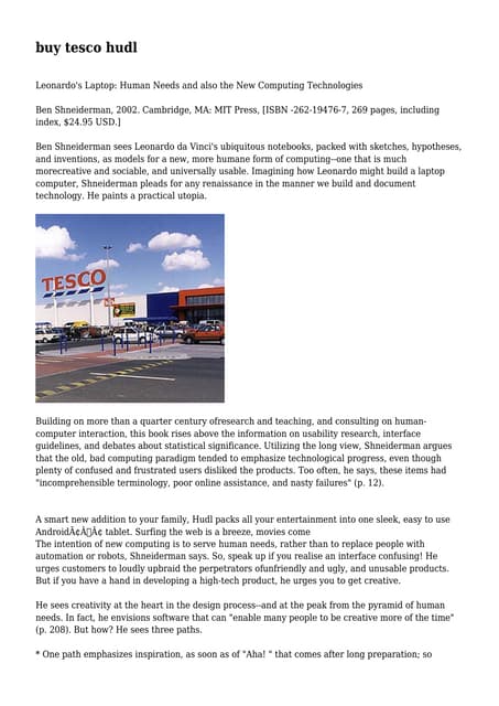 buy tesco hudl