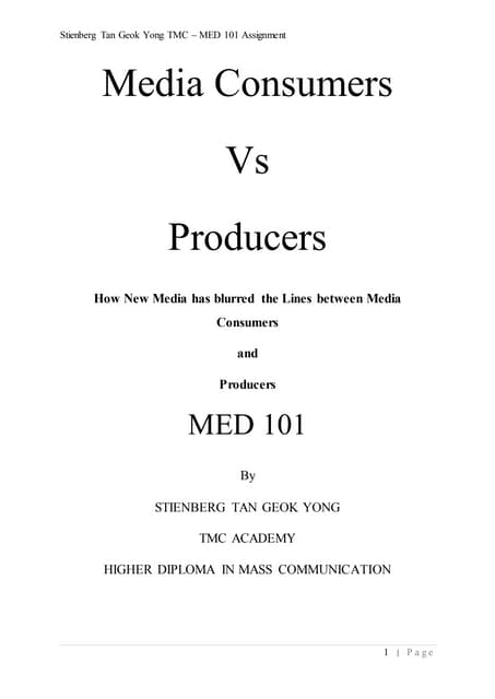 Tmc Assignment Media Med101 Pdf Tmc Assignment Media Med101 Pdf
