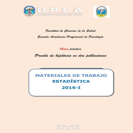 13ava  psico practica prueba de 2  hipótesis