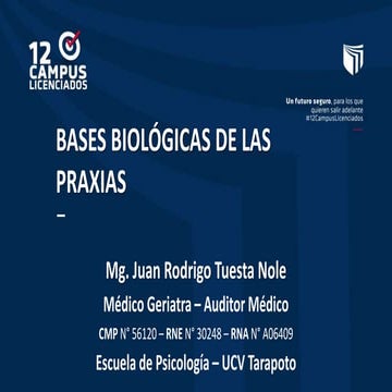 Bases Biológicas de las praxias