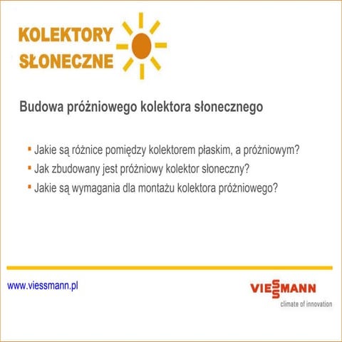 Budowa próżniowego kolektora słonecznego