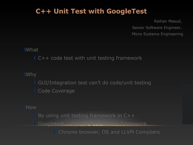 Presentation_C++UnitTest