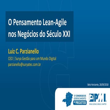 O Pensamento Lean-Agile nos Negócios do Século XXI