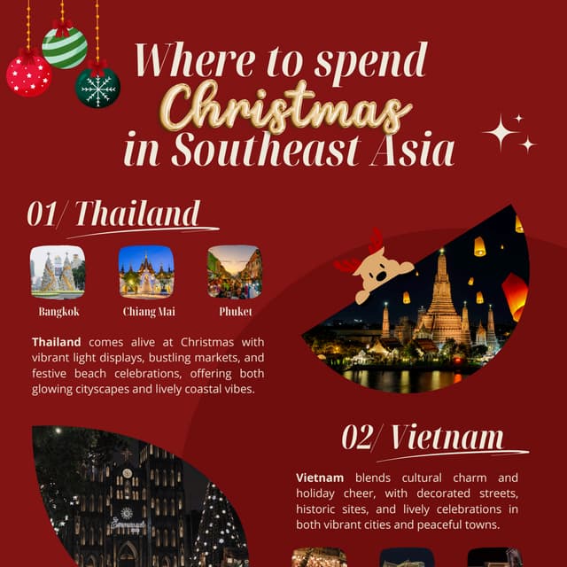 5 Destinations to Celebrate Christmas in Southeast Asia