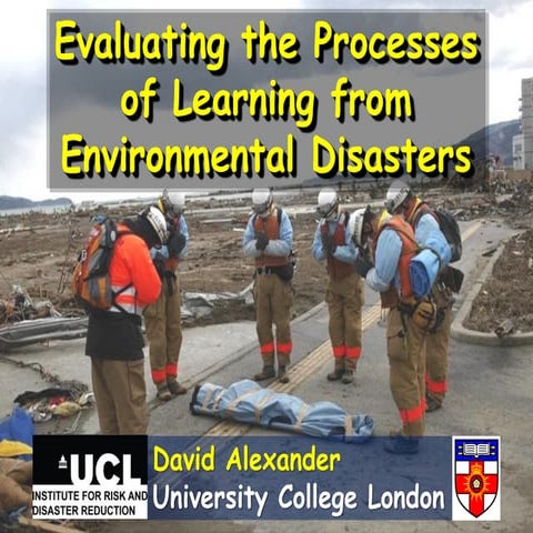 Culture and Disasters | PPTX